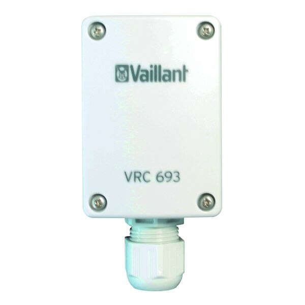 Vaillant VAILLANT Außenfühler VRC 693 Wandaufbaufühler, untere Kabeleinführung