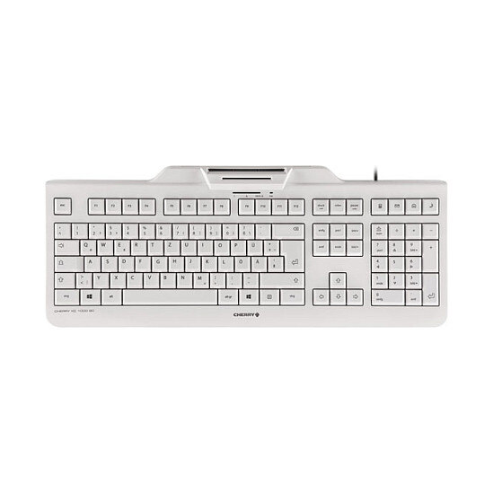 Cherry Cherry KC 1000 SC Corded GB-Layout weiß/grau Smartcard