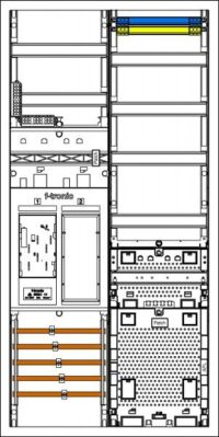 F-Tronic Komplettschrank Aufputz 1Z eHZ 2Feld EHZ721APZRFZODS IP43 SS_5p