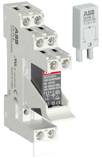 Busch-Jaeger ABB Schaltrelais 120V/AC 2W IP40 Schraub CR-P120AC2SS92CV 16x69x76mm