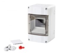 F-tronic Kleinverteiler Aufb 1x12TE Kunststoff APV4 IP65 122,5x197x120mm DIN-Schiene