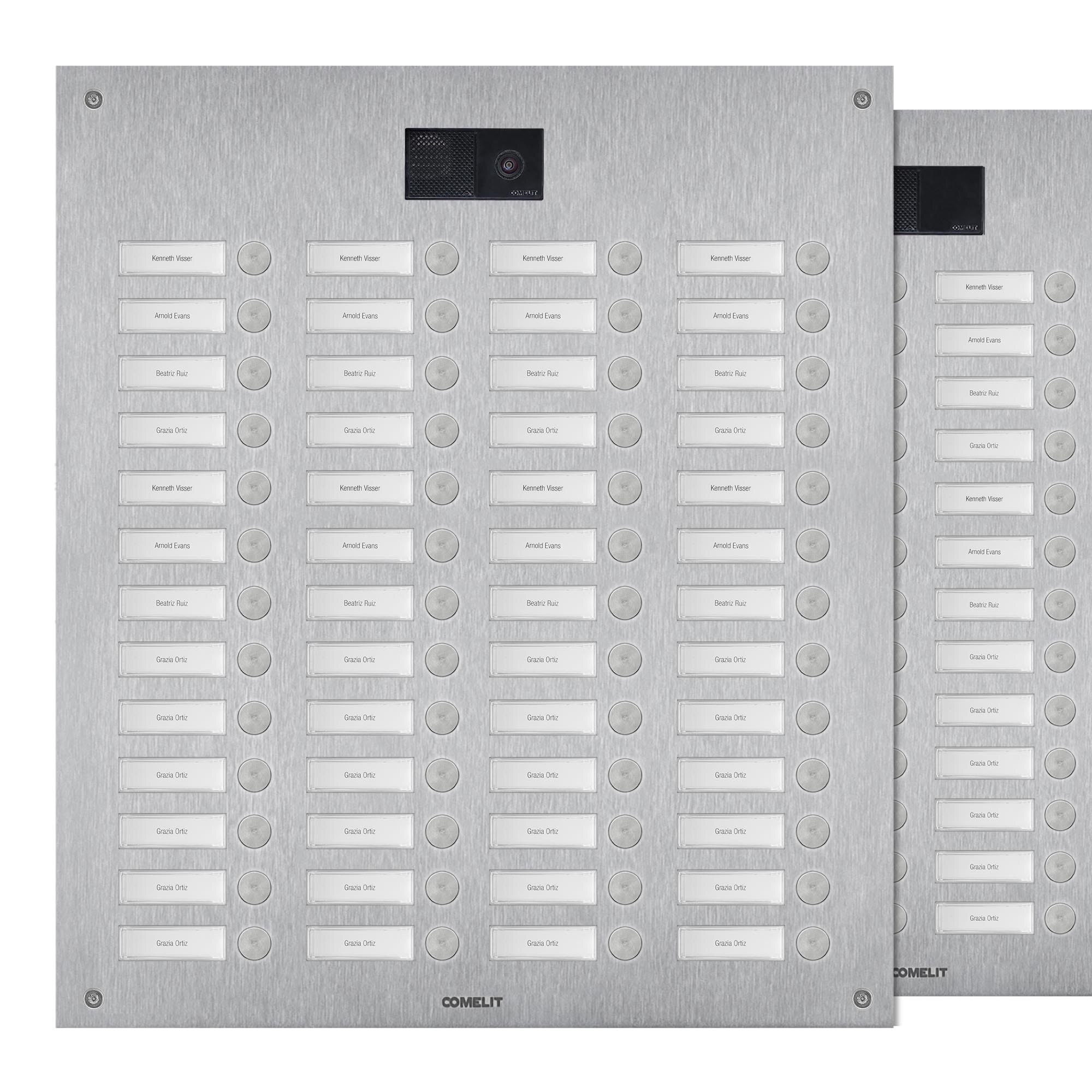 Comelit Comelit Group Frontplatte Steel-Switch 52 Tasten 4-reihig IX0452U