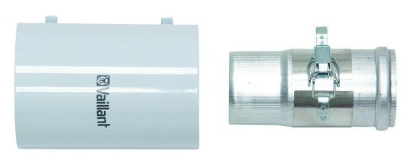 Vaillant Trennvorrichtung turboTEC mit Prüföffnung, Aluminium, 60/100 mm