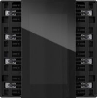 Gira Tastsensor KNX Unterputz schwarz matt 8-fach 4pkt LED 5016050 inklusive Ankoppl