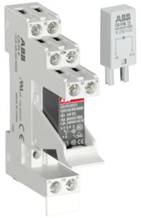ABB Schaltrelais 2W IP40 16x69x76mm CR-P012DC2SS42V Schraub