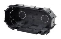 F-Tronic Gerätedose Unterputz für Österreich, doppelt E811