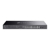 TP-Link Omada ES220GMP 20-Port Gigabit Easy mgd. Switch 16-Port PoE+