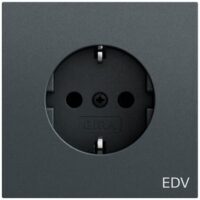 Gira Steckdose 1-fach anthrazit Unterputz EDV IP20 445873