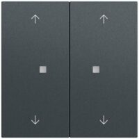 Gira Tastwippe Bussystem KNX-RF (Funk) 510873 anthrazit glänzend Kunststoff Thermopl 2-fach