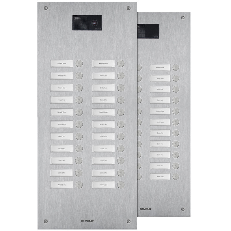 Comelit Comelit Group Frontplatte Steel-Switch 22 Tasten 2-reihig IX0222U