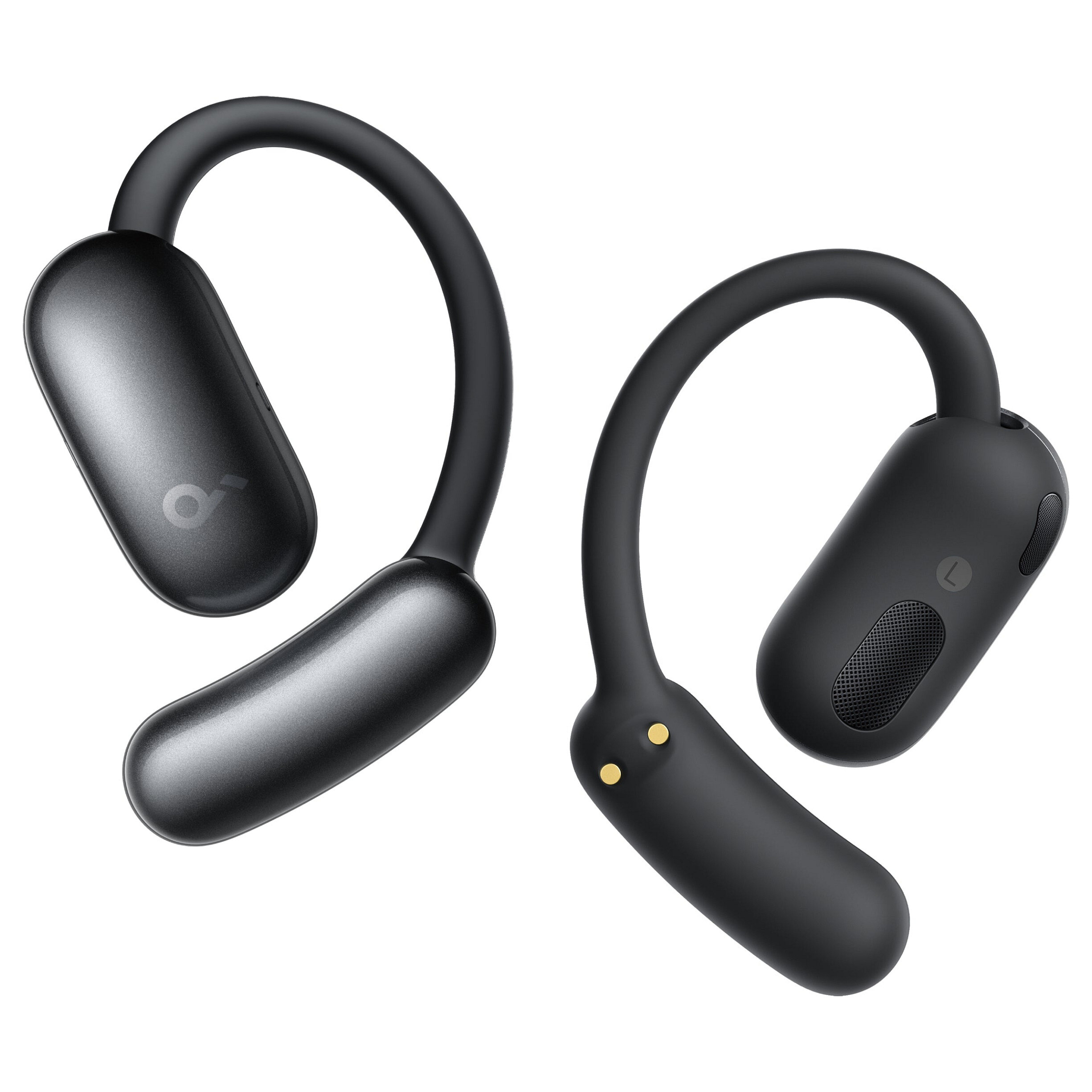 Anker ANKER Soundcore AeroFit 2 AI black Open-Ear-Kopfhrer 35 Stunden Wiedergabezeit IP55 inklusive KI Assisent und bersetzung