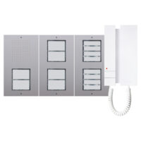 Comelit Group Paketlösung Ciao Audio Aufputz 14 Wohneinheiten Mini mit KAC2214