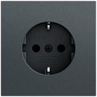 Gira Steckdose 1-fach anthrazit Unterputz IP20 418873
