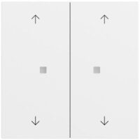 Gira Tastwippe Bussystem KNX-RF (Funk) 510872 reinweiß matt Kunststoff Thermopl 2-fach