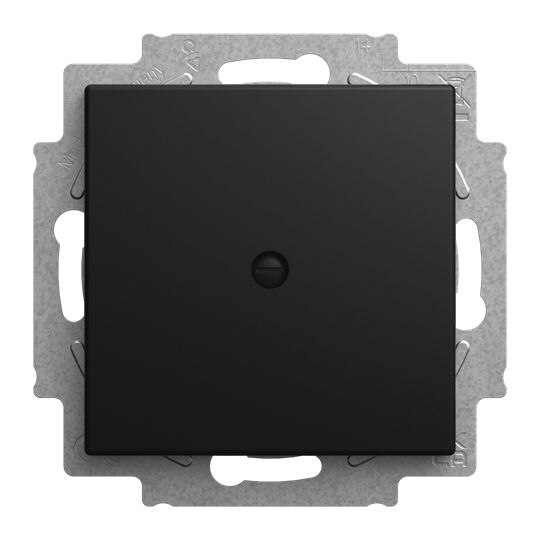 Busch-Jaeger Busch-Jaeger Bedienelement Blindabdeckung schwarz Busch-balance SI 2538-915 Krallen/Schrau