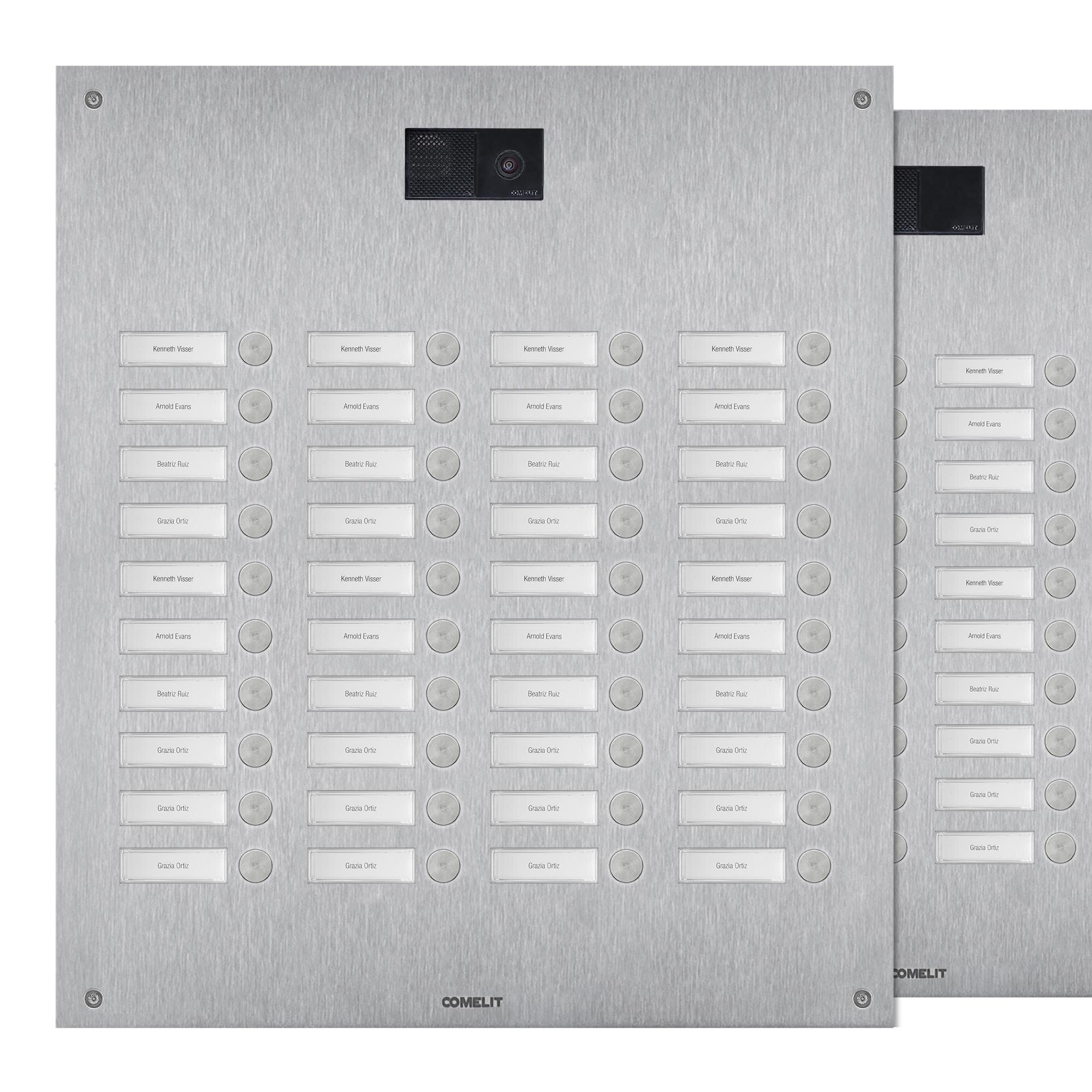 Comelit Comelit Group Frontplatte Steel-Switch 40 Tasten 4-reihig IX0440U