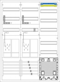 F-Tronic Komplettschrank EHZ61APZ 1100x800mm EHZ61APZ