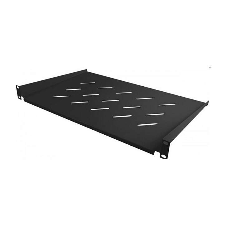Allnet ALLNET Fachboden T300mm/1HE Schwarz Frontmontage