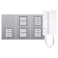 Comelit Group Paketlösung Ciao Audio Aufputz 15 Wohneinheiten Mini mit KAC2215
