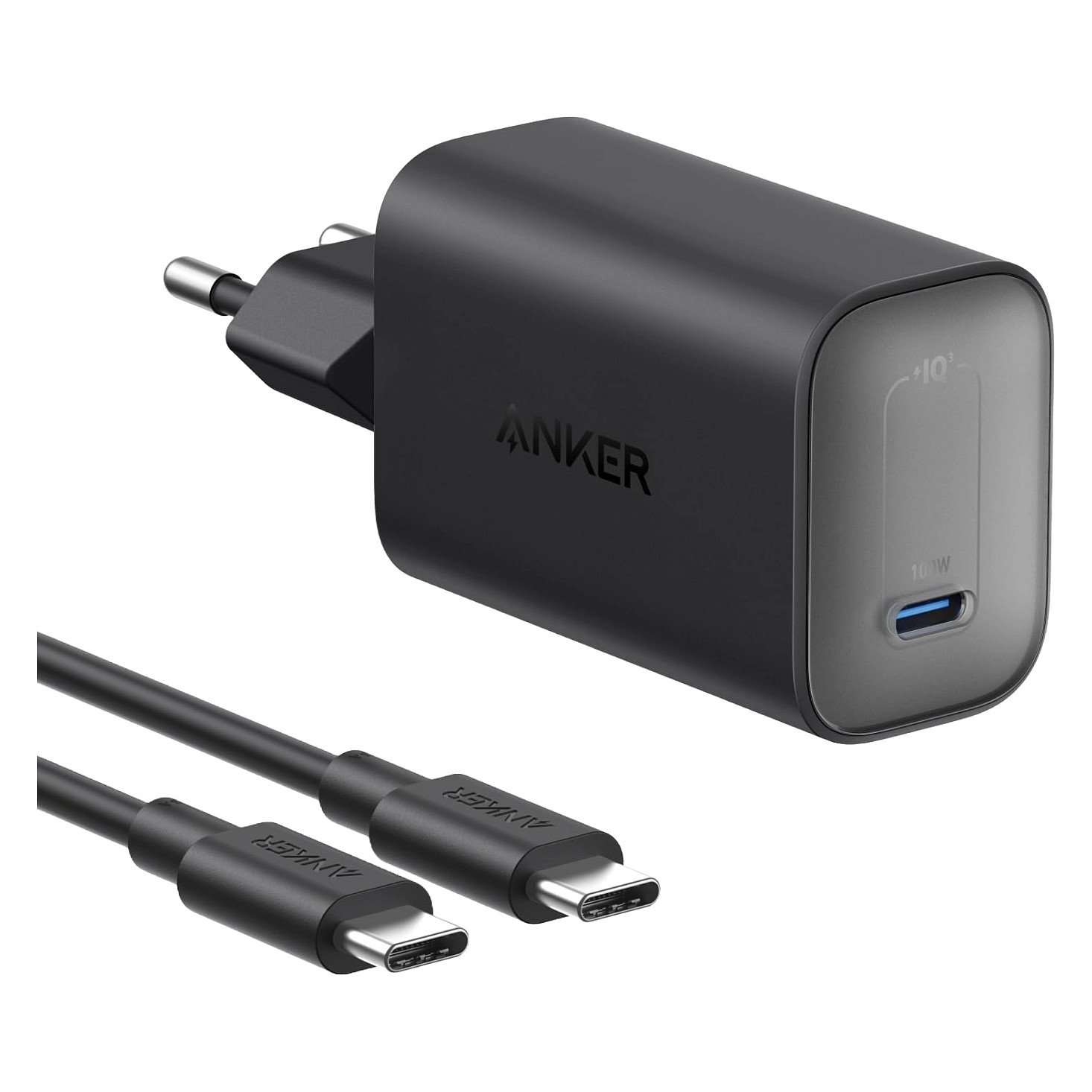 ANKER Nano Charger 100W w c-c cable black