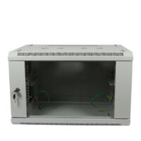 ALLNET Netzwerkschrank 19" 6HE 1-teilig T600mm Lichtgrau zerlegt(Flat Pack) SMA-Serie