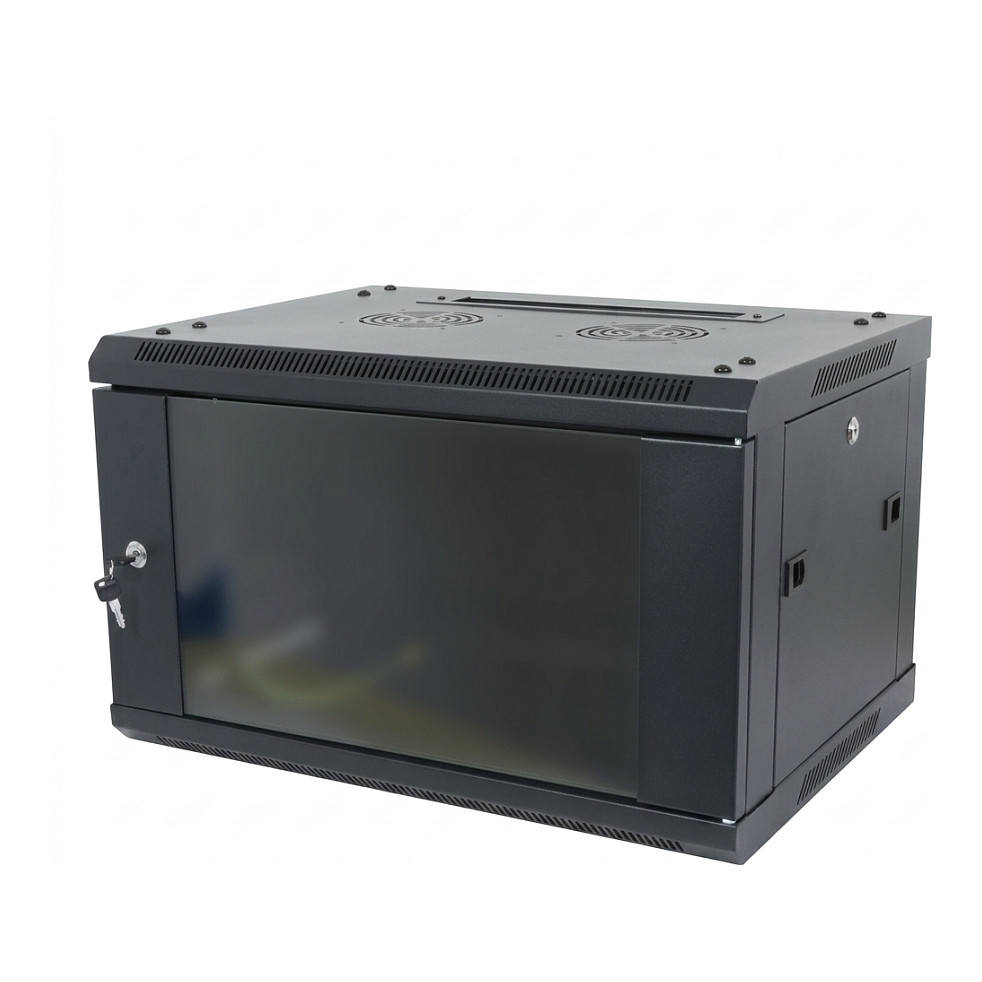 Allnet ALLNET Netzwerkschrank 19" 9HE 1-teilig T600mm Schwarz zerlegt(Flat Pack) SMA-Serie