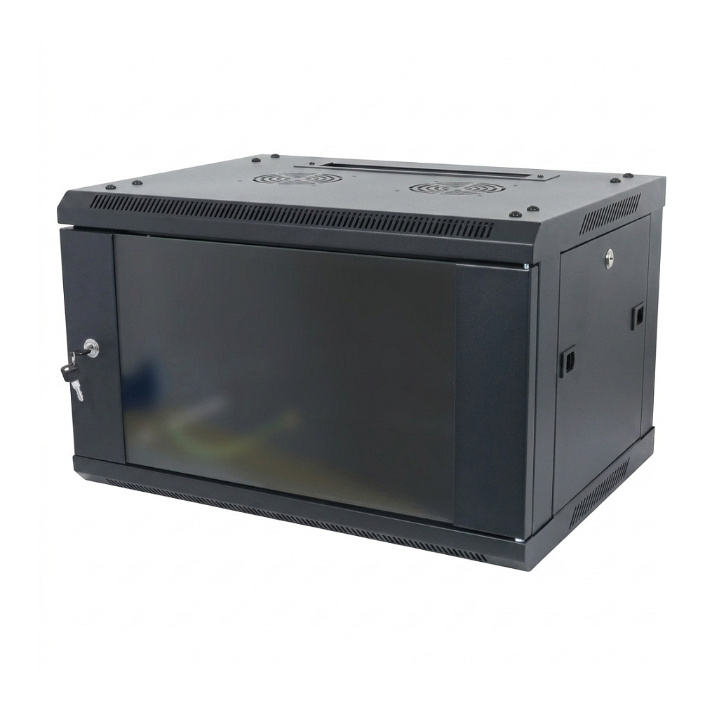 Allnet ALLNET Netzwerkschrank 19" 15HE 1-teilig T600mm Schwarz zerlegt(Flat Pack) SMA-Serie