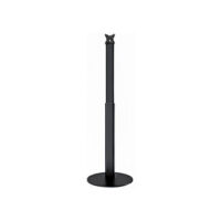 VESA Standfuß Halterung höhenverstellbar für Tablet, Display, Monitor 7,5cm/10cm, schwarz. Bodenmontage