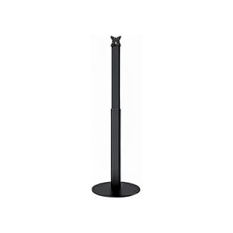 Allnet VESA Standfuß Halterung höhenverstellbar für Tablet, Display, Monitor 7,5cm/10cm, schwarz. Bodenmontage