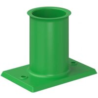 KAISER Leitungsauslass Rohr beton Ø40mm 1203-28 1-fach 95x65mm