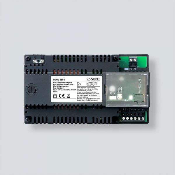 Siedle SIEDLE Steuergerät Türstat 12V AC Bus BSNG 650-0 Hutschiene Türöffn IP30