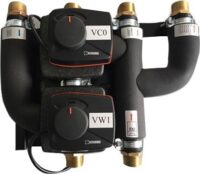BOSCH Zubehör für Luftwärmepumpe VC0-VW1 Anschlussgruppe mit 2 Umschaltventilen