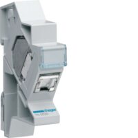 HAGER REG-Anschlussdose Cat6 1xRJ45 lgr TN002S schräg IDC