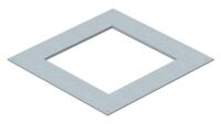 BETTERMANN Montagedeckel ST quadrat 4mm DUG 250-3 9 trocken 282x282mm