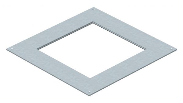 OBO Bettermann BETTERMANN Montagedeckel ST quadrat 4mm DUG 250-3 9 trocken 282x282mm