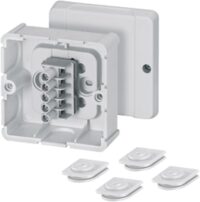HENSEL Klemmenkasten 2,5qmm 5-fach Kunststoff Aufputz DP 9025 88x88x49mm IP54 hfr