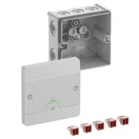 SPELSBERG Abzweigkasten 102x102mm Kunststoff grau Abox 040-4² IP66 IK07 hfr