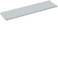 HAGER Abdeckstreifen Kunststoff 219x54mm grau VZ415 RAL7035