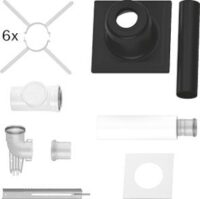 BOSCH Abgaszubehör FC-Set80-C93x, hinten Grundbausatz C93x, d:80/125mm