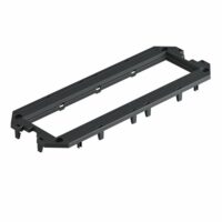 BETTERMANN Abdeckplatte PA 208mm schwarz RM45 UT4 P4