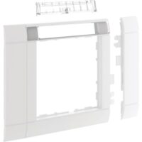 HAGER Geräteblende GEB-K 1-fach 80mm Kunststoff hfr GR0802A9016 ver-weiß Ger_ZentrScheib BSF