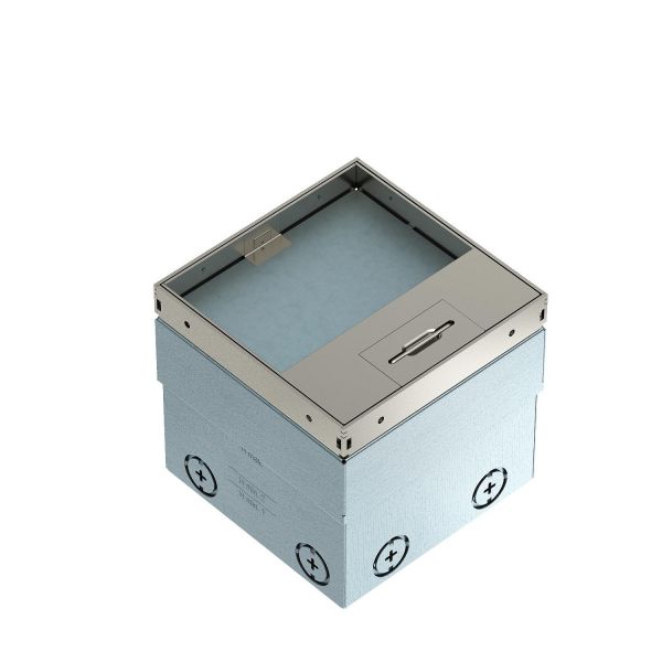 OBO Bettermann BETTERMANN Geräteeinsatz VA quadrat 1-fach UDHOME2 GV15V mit Belagaussp 15mm