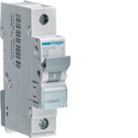 HAGER Leitungsschutzschalter AC C 10A 1p MCN110 415V 1TE 50Hz Zusatzeinr mögl