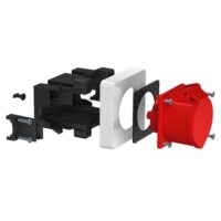 BETTERMANN Geräteeinbaudose GEB-K 1-fach CEE 71GDCEE16 Front rast Zugentlastung