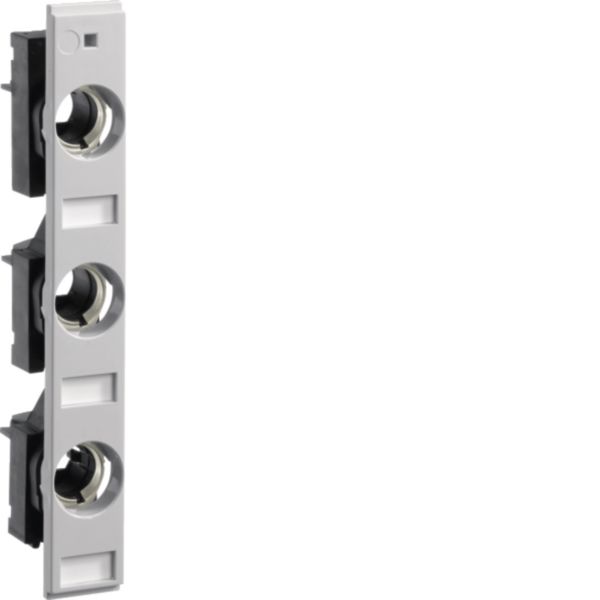 HAGER D0-Sicherungssockel 3p D02 63A Kunststoff L063L Schienensyst 400V mit Abdeckung