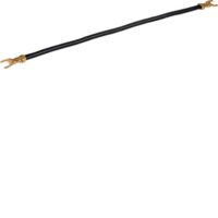 HAGER Verdrahtungsbrücke 1ph 250mm 6qmm K67G 32A Gabel isol schwarz