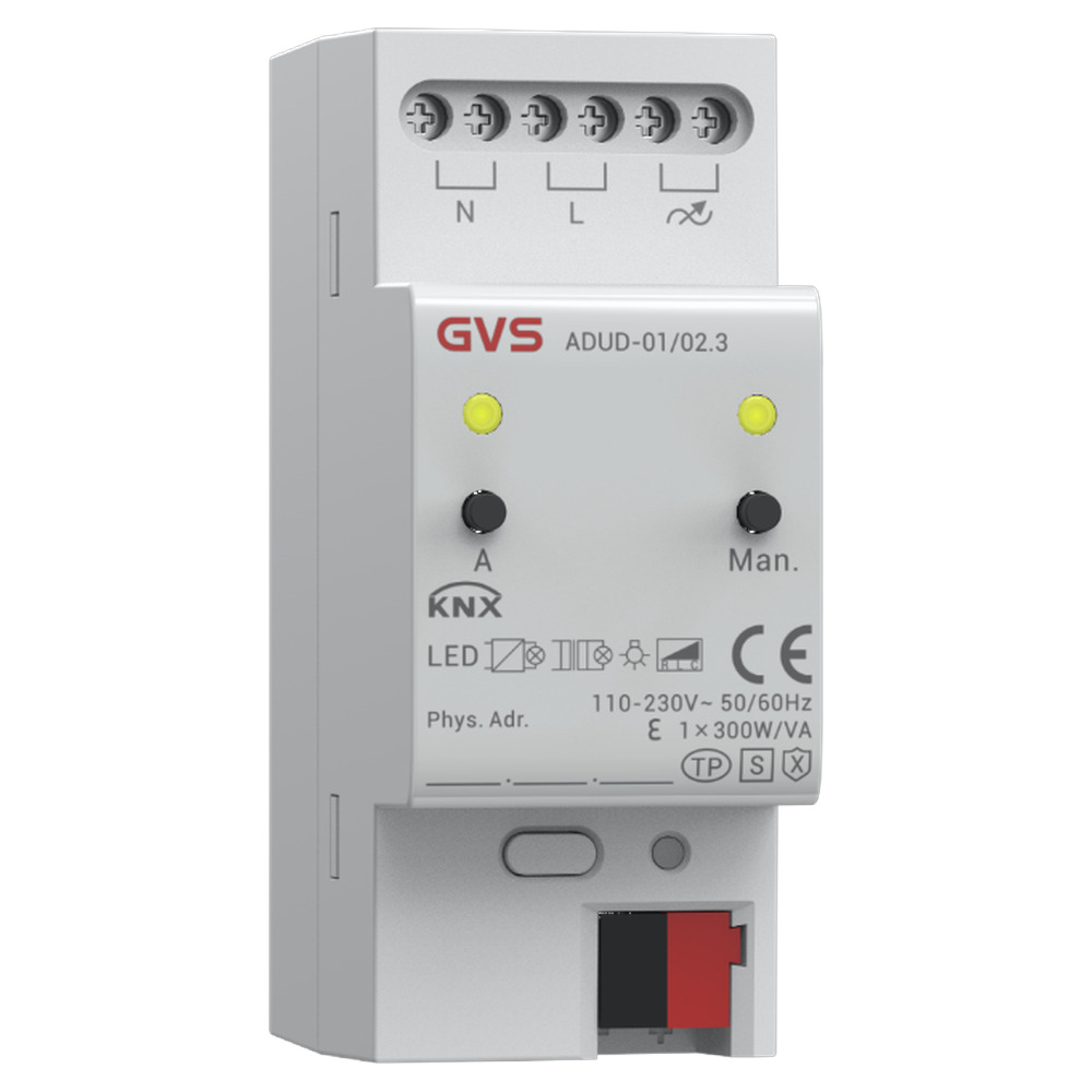 GVS Universal-Dimmaktor, 1-fach - ADUD-01/02.3 - KNX Secure 88188759