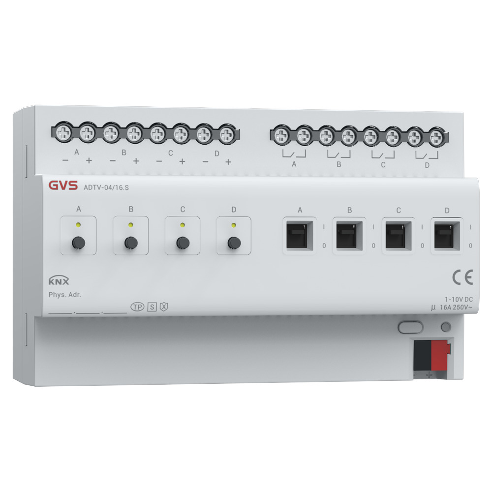 GVS Dimmaktor 4-fach 110V KNX Data Secure  ADTV-04/16.S 88188780