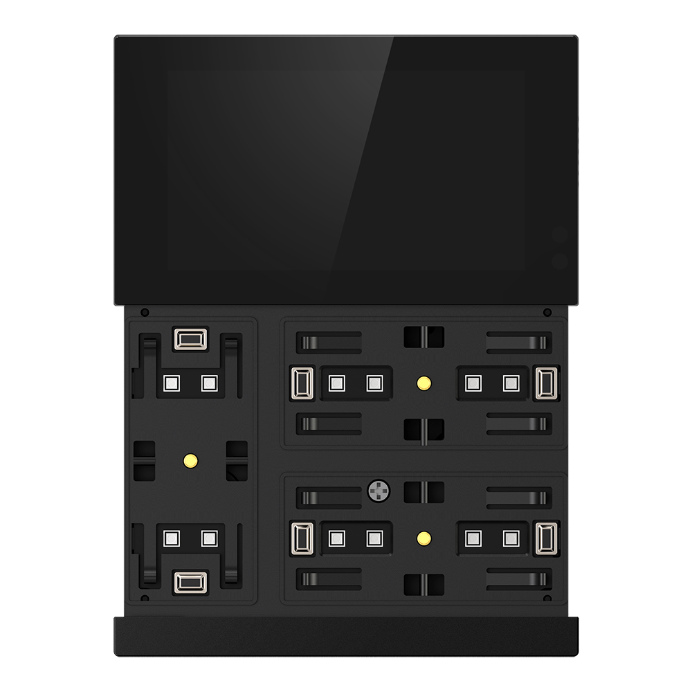 GVS WALTZ Touch+ Pad  Basis, Aluminium Schwarz für Wippen in Schwarz oder