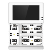 WALTZ Touch+ Pad - Basis Aluminium Silber für Wippen in Weiss - KNX Secure